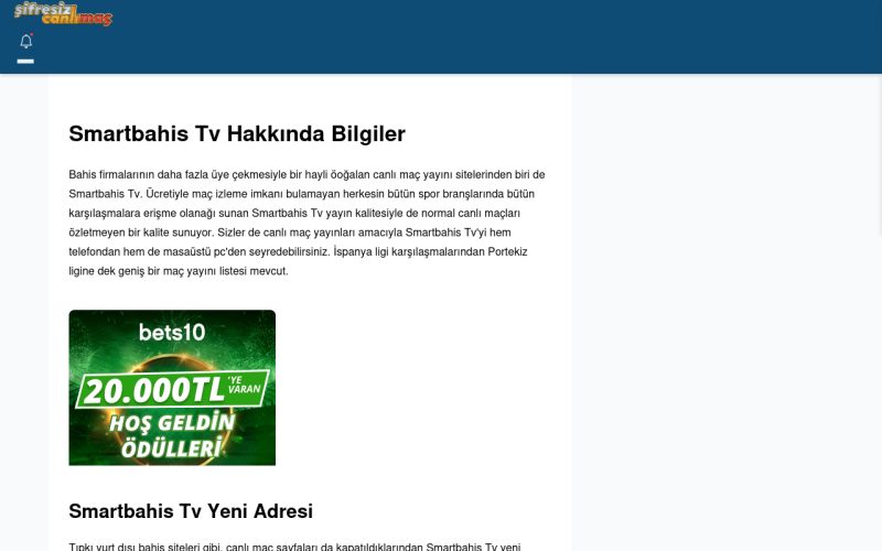 Smartbahis Tv tv