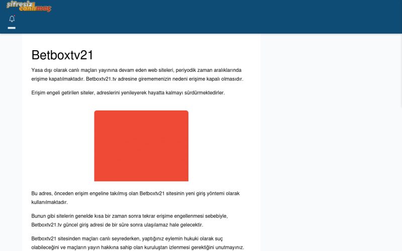 Betboxtv21 Giriş Linki