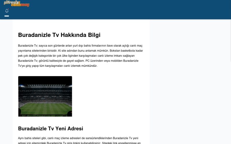 Buradanizle Tv