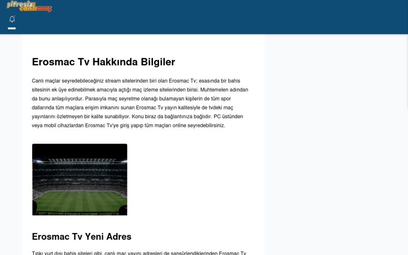 Erosmac Tv Tv İzle