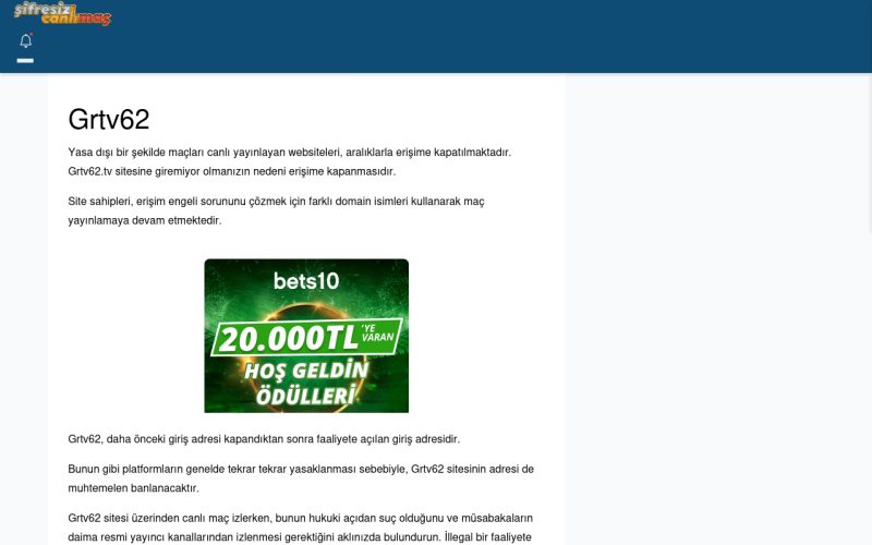 Grtv62 Giriş Adresi