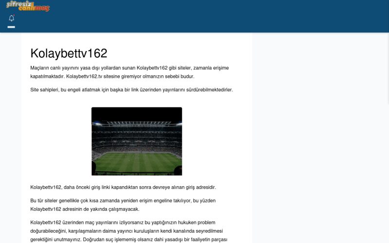 Kolaybettv162 Giriş Adresi Linki