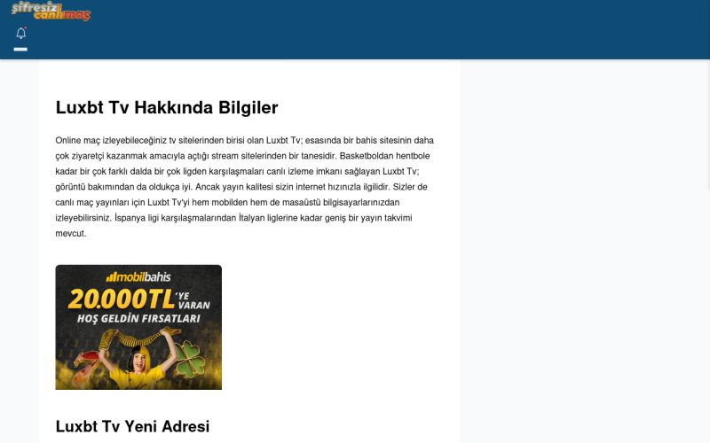 Luxbt Tv tv