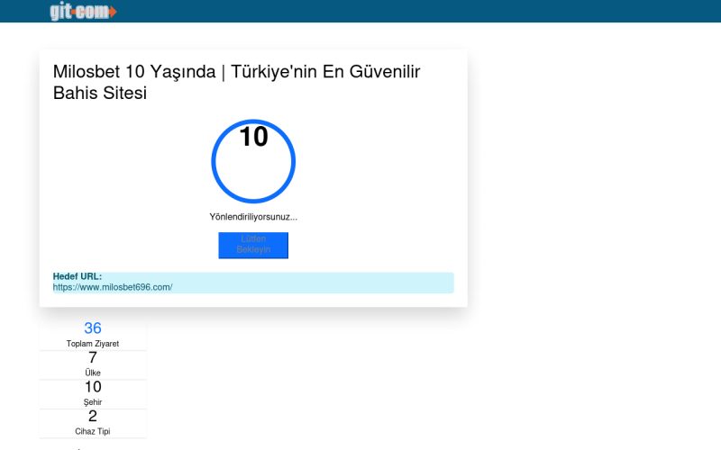 Milosbet 10 Yaşında | Türkiye'nin En Güvenilir Bahis Sitesi - Git com