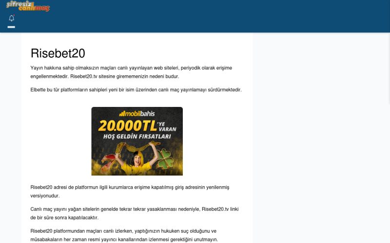 Risebet20 Giriş Linki