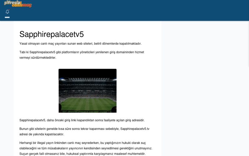 Sapphirepalacetv5 Giriş Adresi Linki