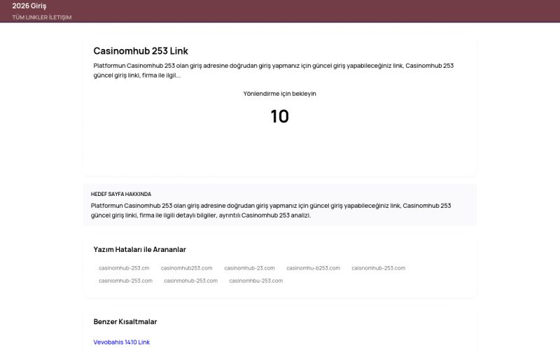 Casinomhub 253 Link - 2026 Giriş