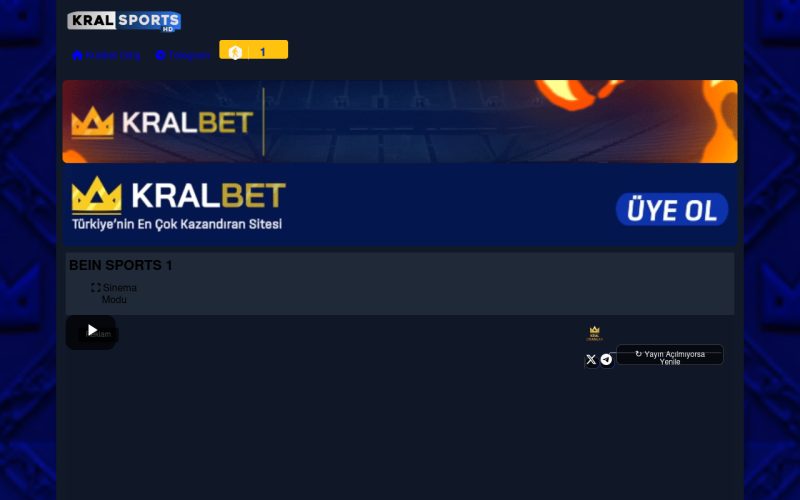 Kralsports HD | Canlı Maç izle, Beinsports izle