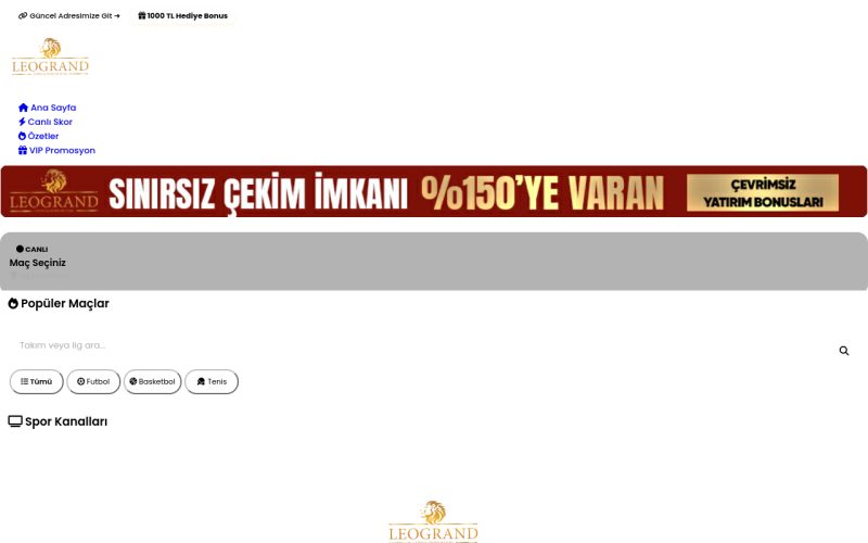 Leo Grand TV | Canlı Maç İzle