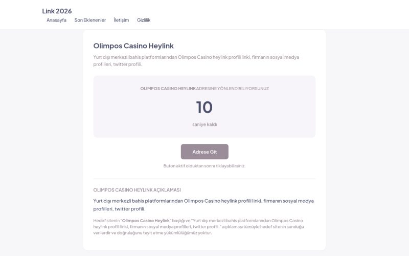 Olimpos Casino Heylink - Link 2026