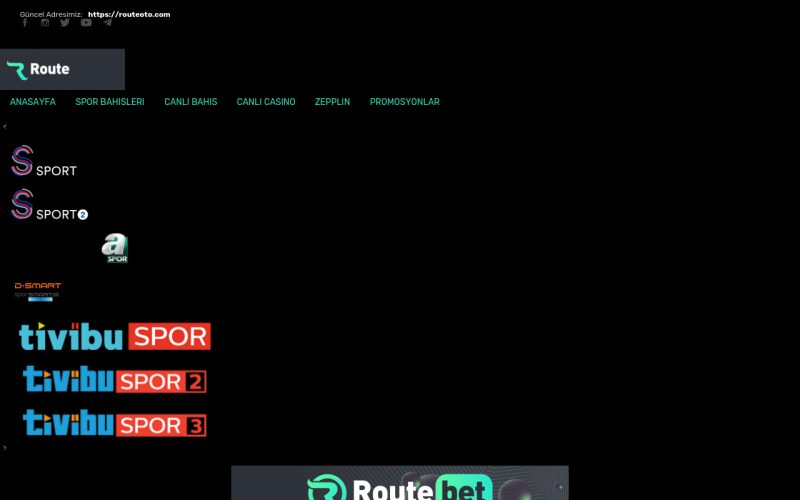 Routebet - Canlı Maç izle, Canlı Maç izleme, HD Canlı Maç