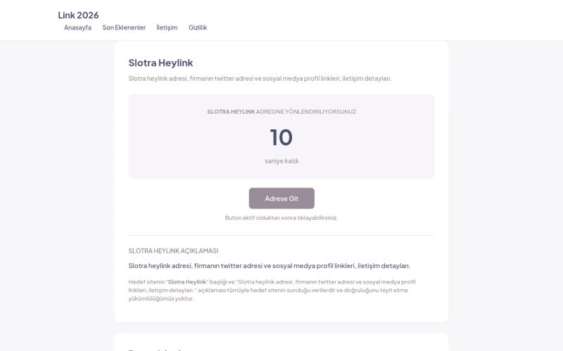 Slotra Heylink - Link 2026