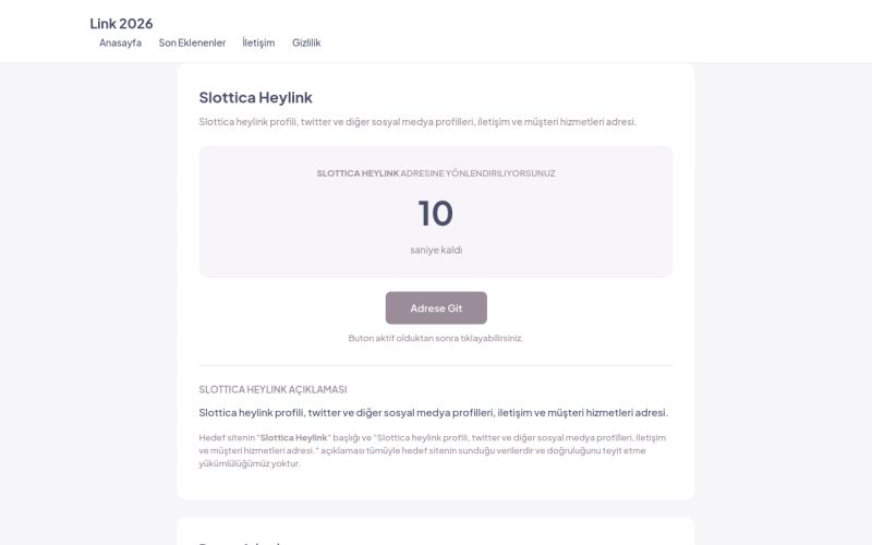 Slottica Heylink - Link 2026