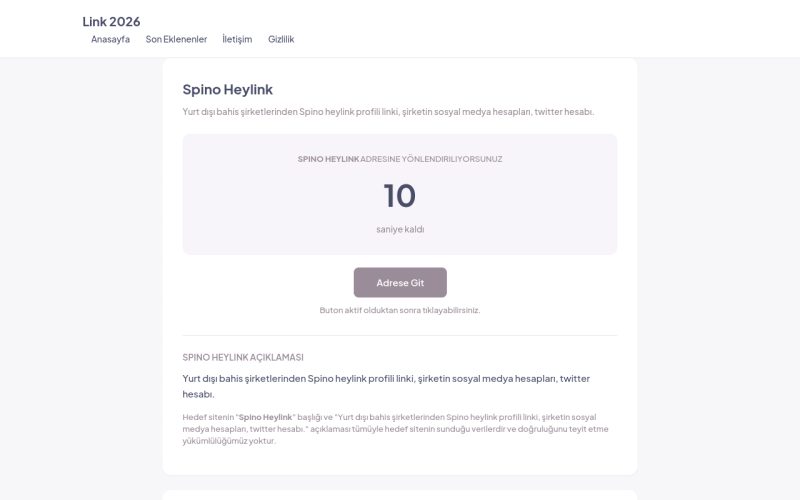 Spino Heylink - Link 2026