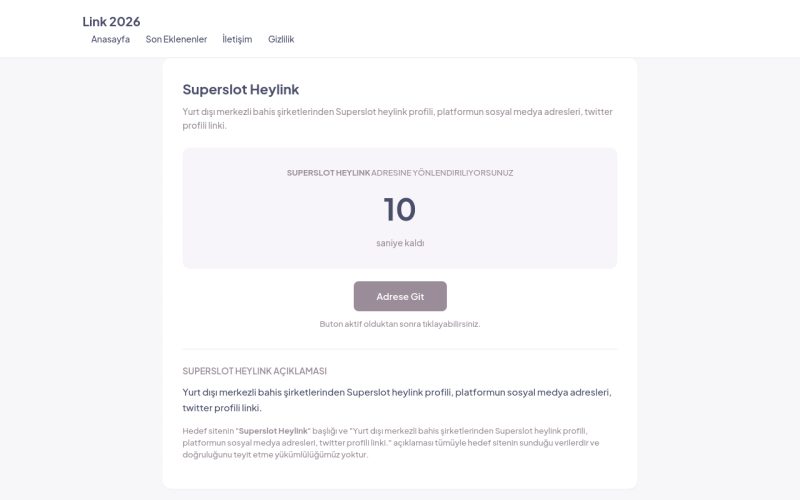 Superslot Heylink - Link 2026