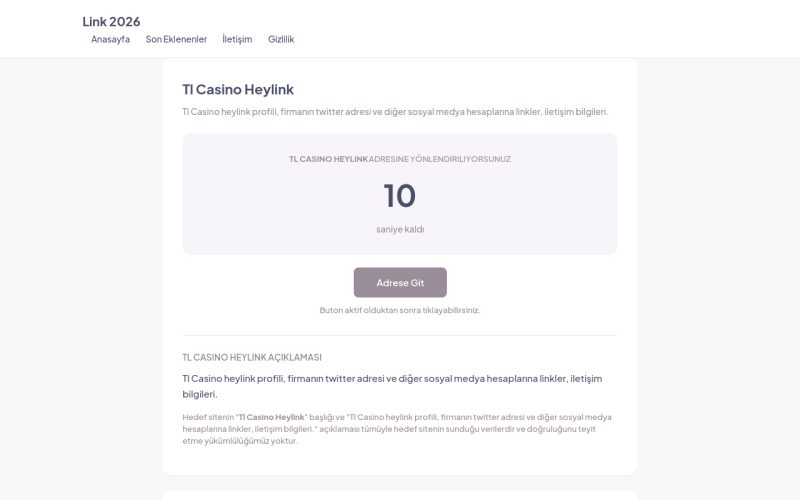 Tl Casino Heylink - Link 2026