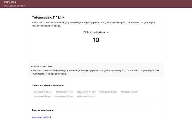 Totemcasino 114 Link - 2026 Giriş