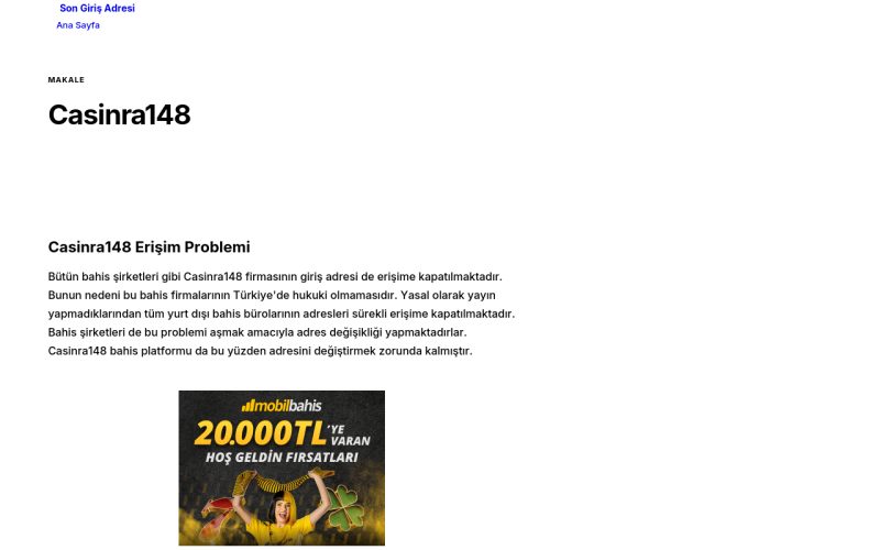 Casinra148 - Son Giriş Adresi