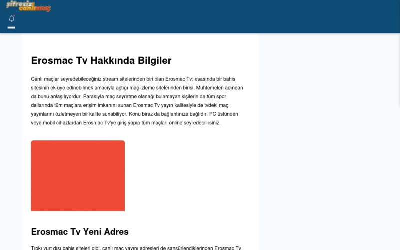 Erosmac Tv Tv İzle