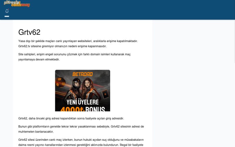 Grtv62 Giriş Adresi