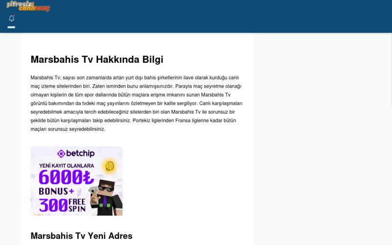 Marsbahis Tv Tv İzle