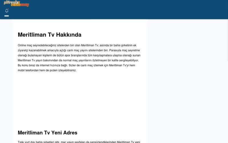 Meritliman Tv tv