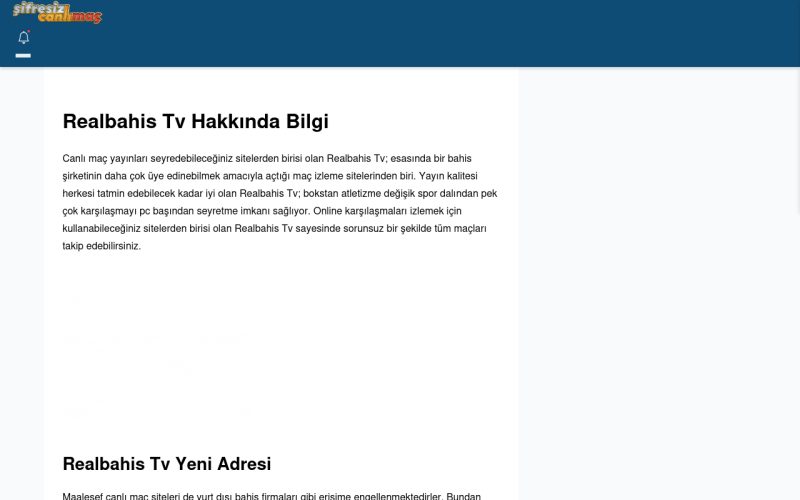 Realbahis Tv tv