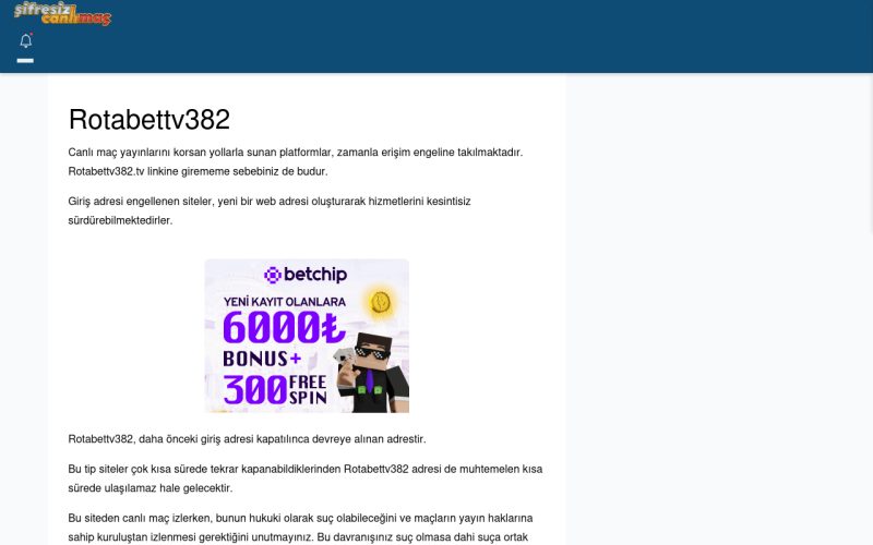 Rotabettv382 Giriş Linki