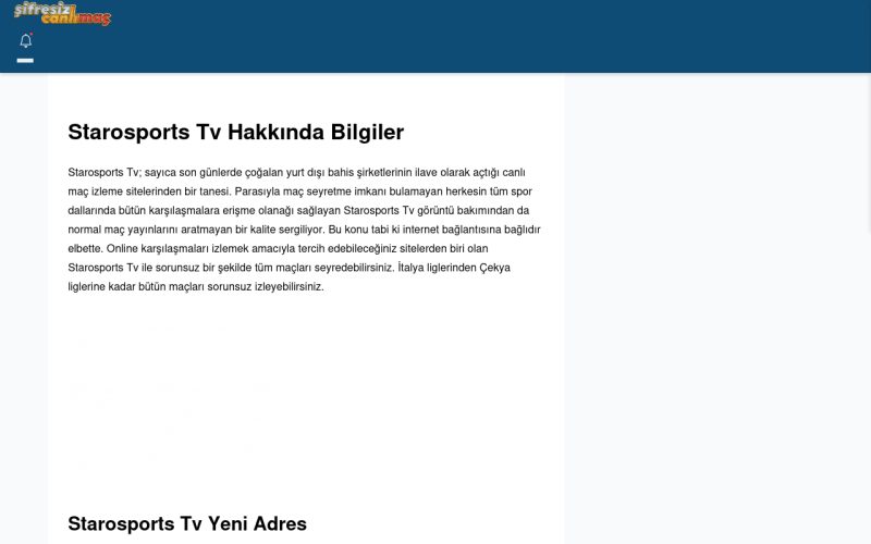 Starosports Tv